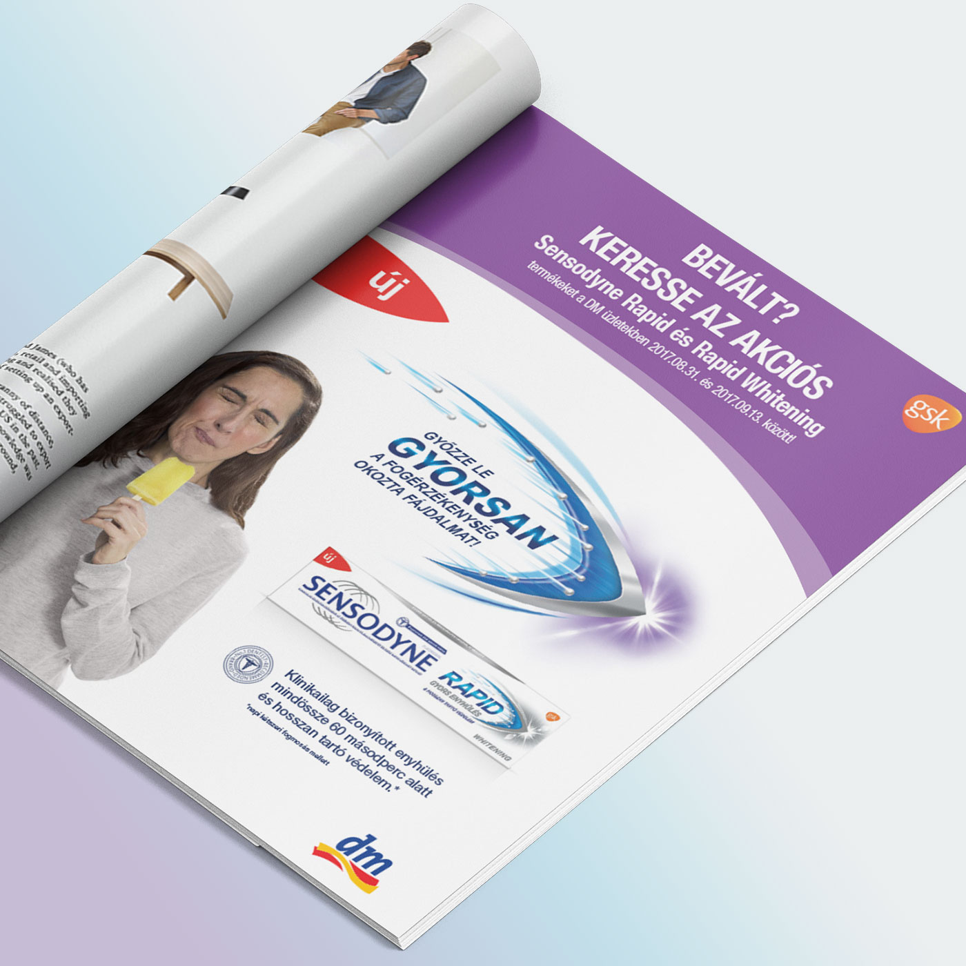 Sensodyne Rapid kampány
